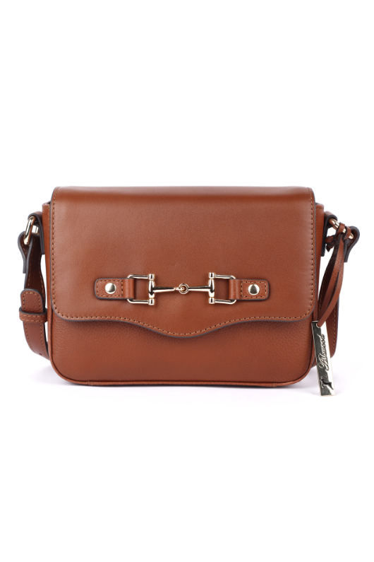 An image of Ashwood Leather 'Leather Crossbody Bag' in colour tan