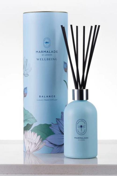 An image of the Marmalade of London Wellbeing Reed Diffuser