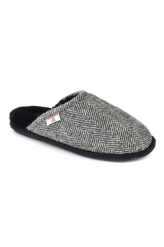 An image of the Bedroom Athletics William Harris Tweed Mule Slippers