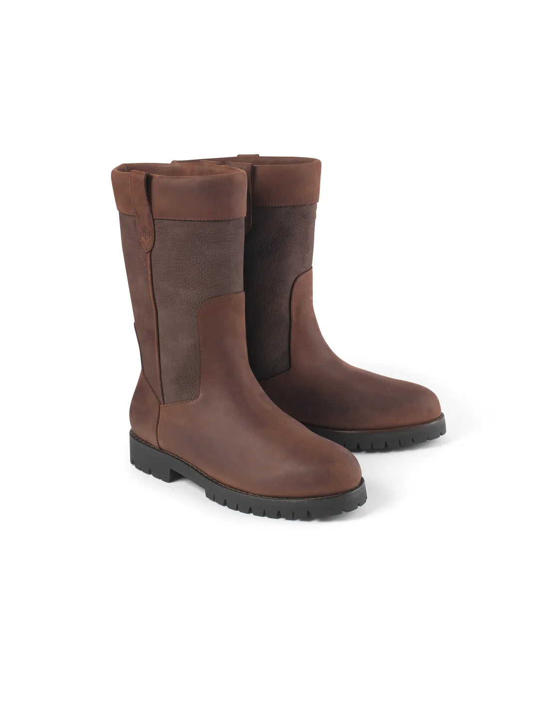 Fairfax & Favor Burghley Mid Calf Boot Mahogany Leather