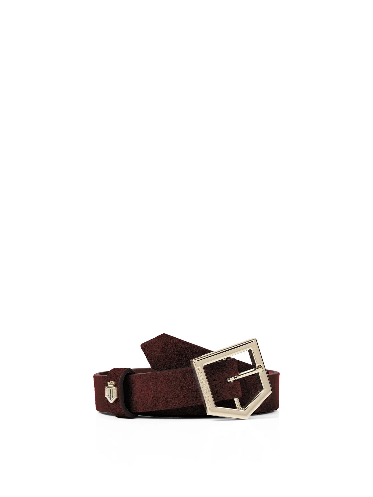 Fairfax & Favor Sennowe Belt Port Suede