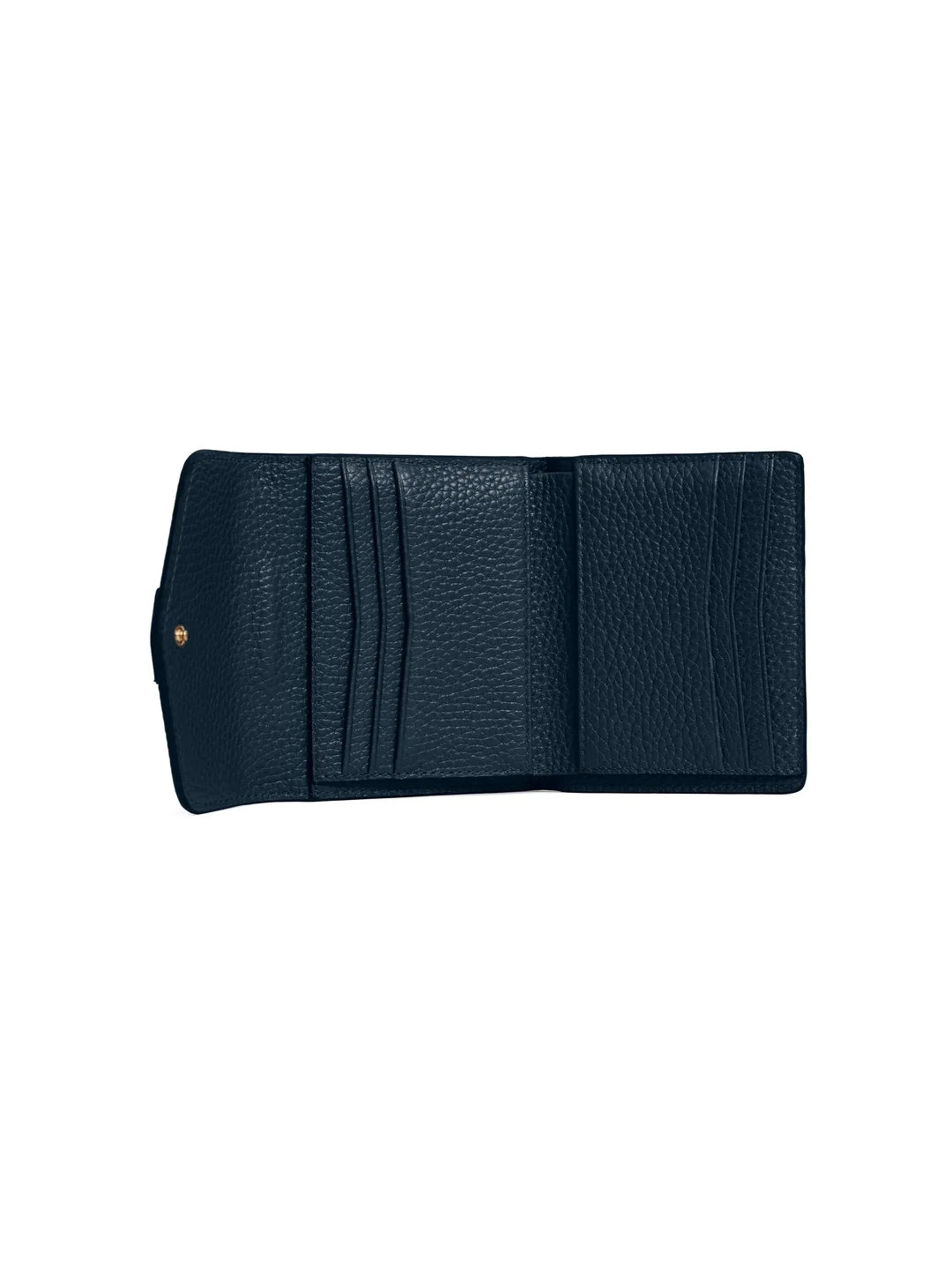Fairfax & Favor Langford Button Purse Teal Leather