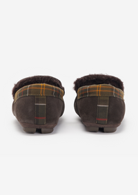 An image of the Barbour Monty Moccasin Slippers