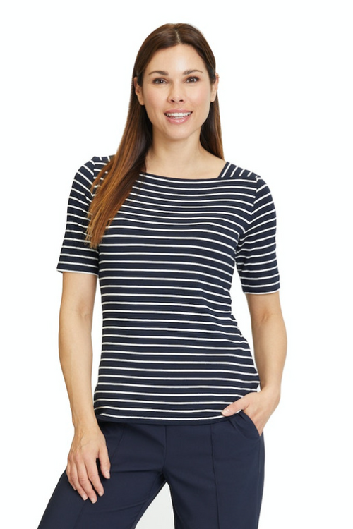 An image of the Betty Barclay Stripe Top