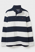 An image of the Crew Clothing Padstow Pique Sweatshirt