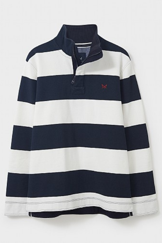 An image of the Crew Clothing Padstow Pique Sweatshirt