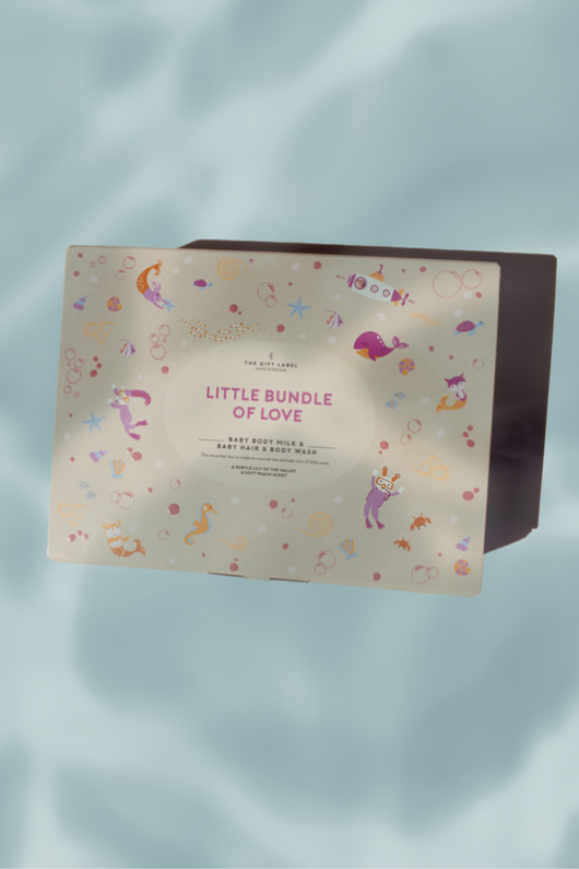 An image of the The Gift Label Baby Gift Set 2 Pack 2x125ml