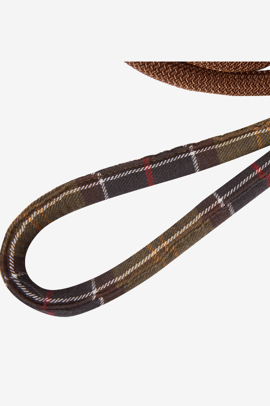 An image of the Barbour Tartan Trimmed Slip Lead