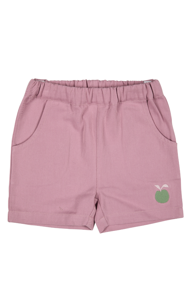 Embroidered Pull-On Shorts