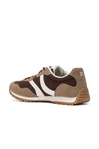 Suede Low Platform Trainers