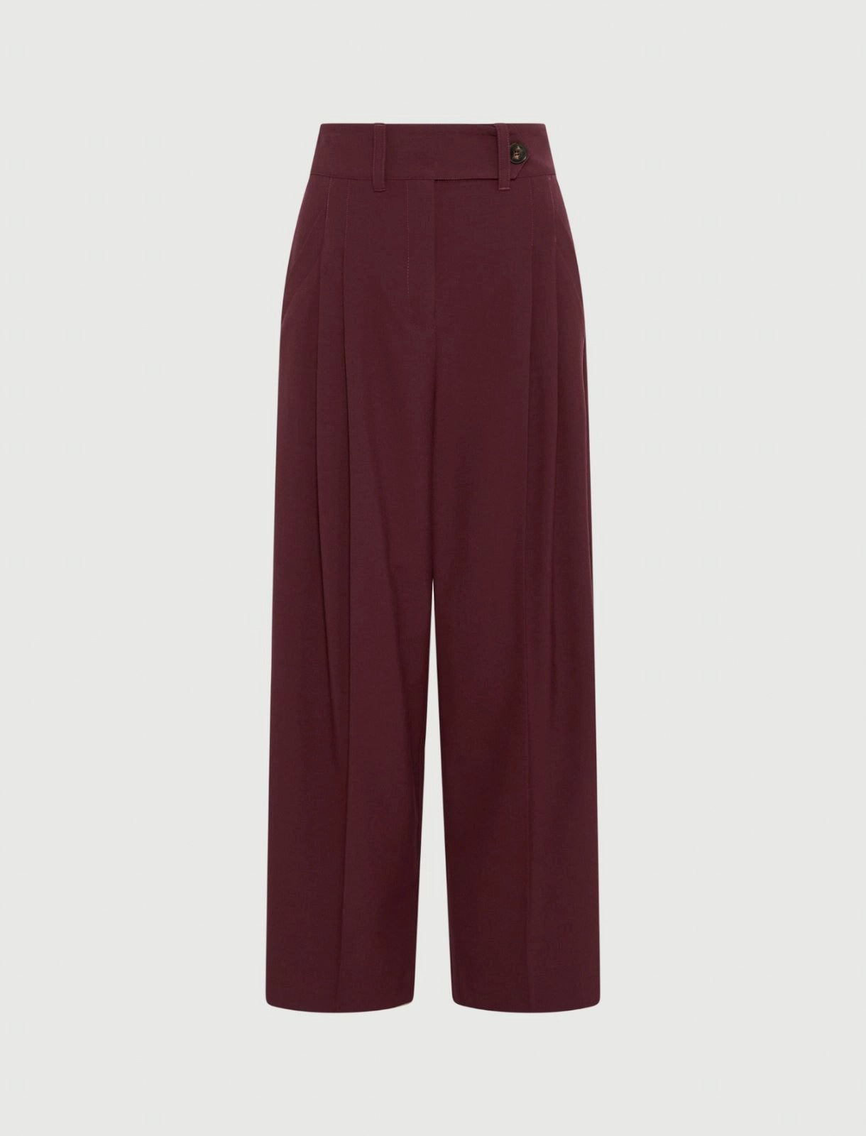 An image of the Marella Capo Bordeaux Long Trousers