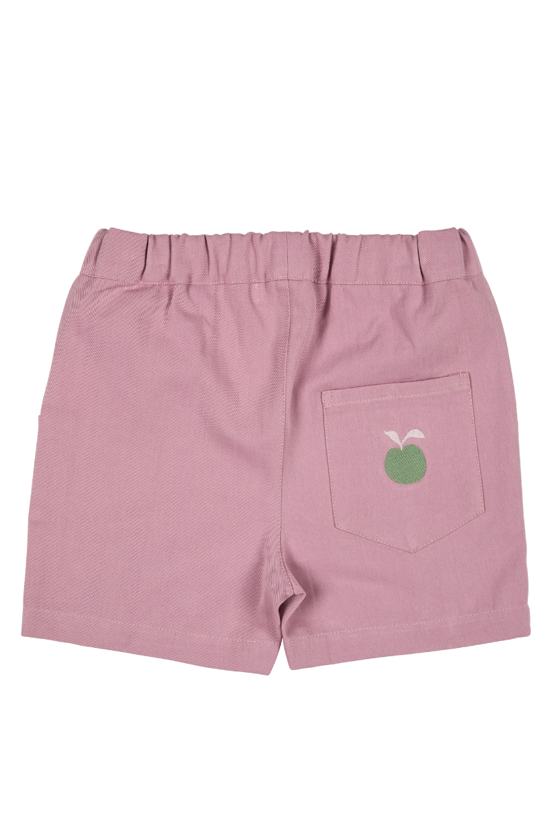 Embroidered Pull-On Shorts