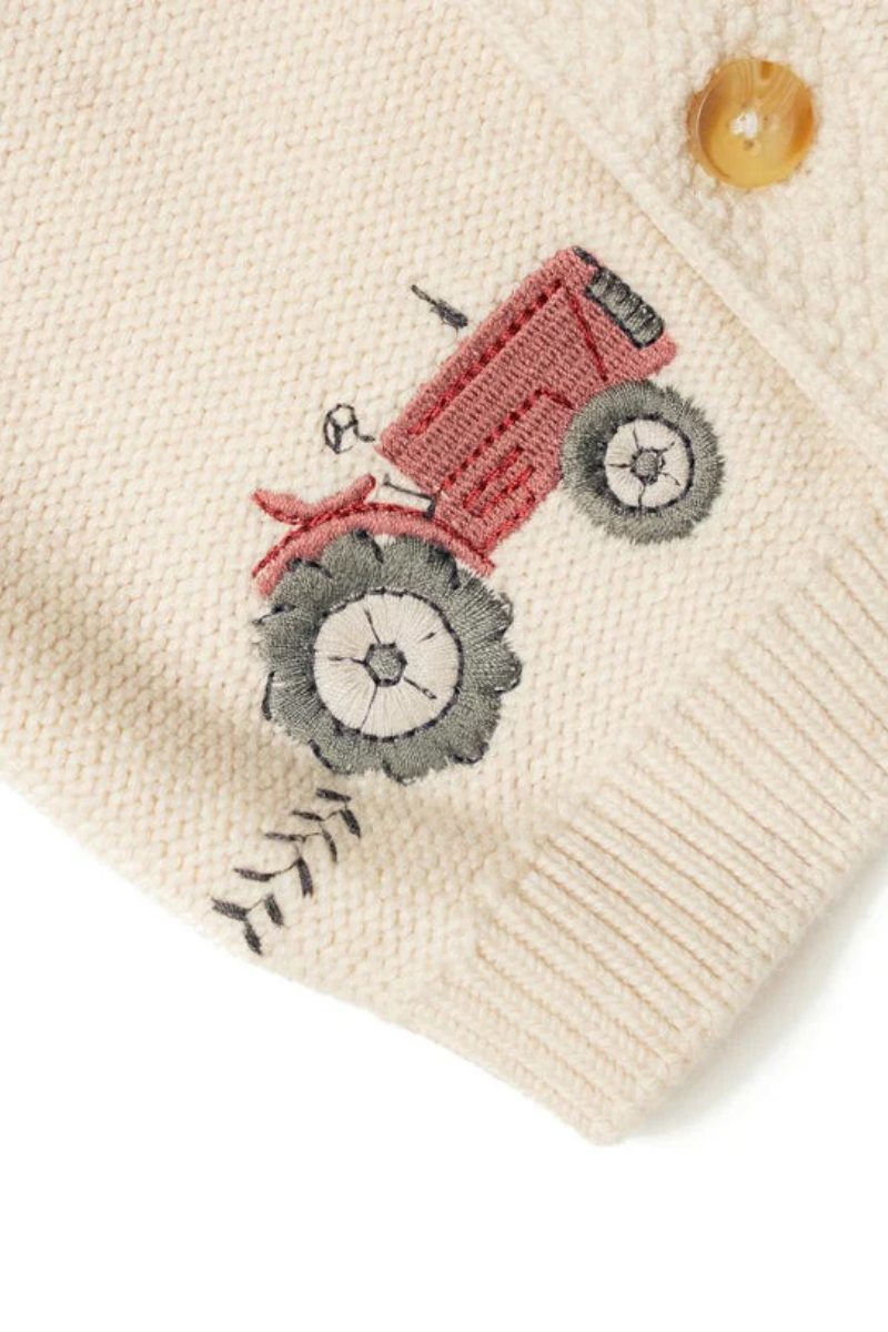 An image of the Eleanor Charles On The Farm Cardigan