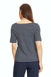 An image of the Betty Barclay Stripe Top