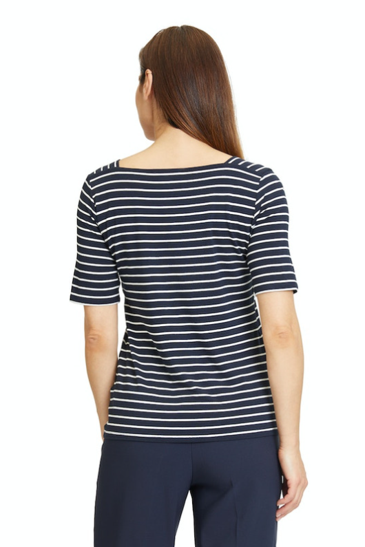 An image of the Betty Barclay Stripe Top