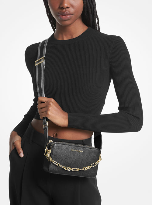 An image of the Michael Kors Small Camera Chain Crossbody