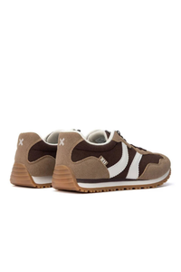 Suede Low Platform Trainers