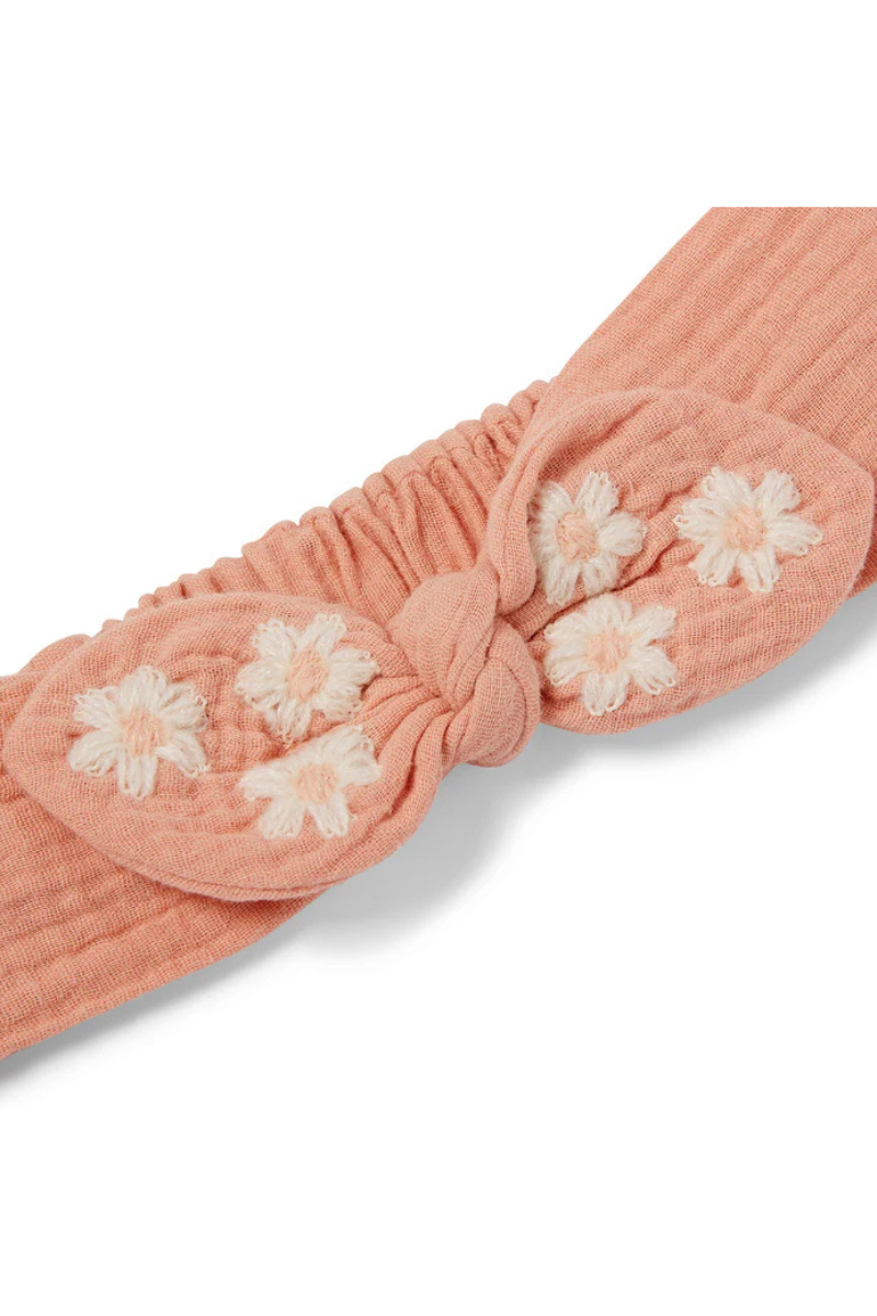 The Embroidered Flower Headband