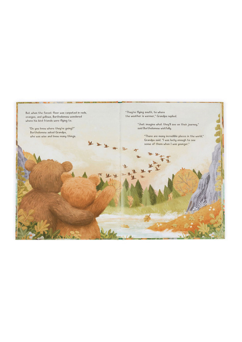 An image of the Jellycat Jellycat It's a Big World Bartholomew Book