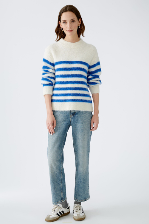 An image of the Oui Striped Jumper