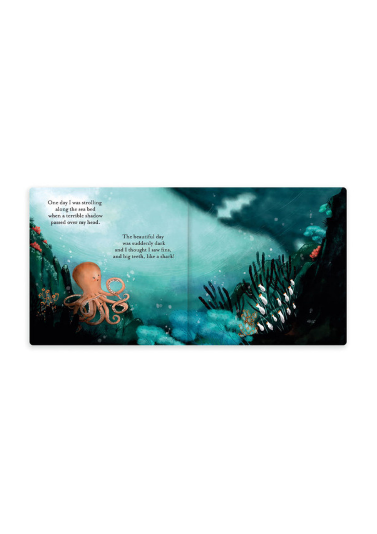 An image of the Jellycat Jellycat Odell, The Fearless Octopus Book