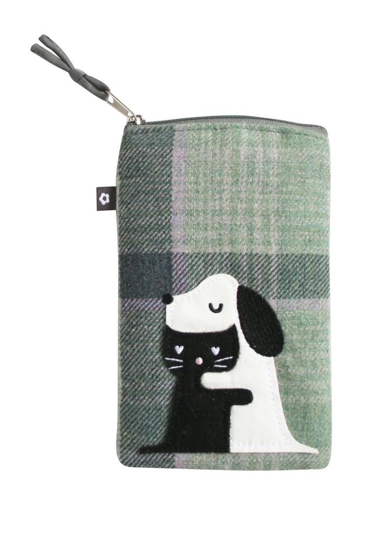 An image of the Earthsquared Animal Applique Eyeglass Case