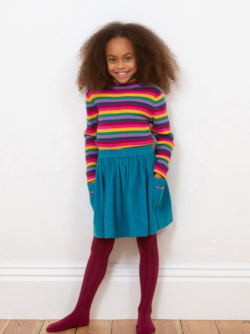 An image of the Kite Rainbow Knit Turtle Top