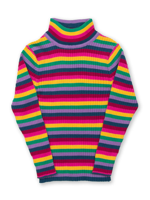 An image of the Kite Rainbow Knit Turtle Top
