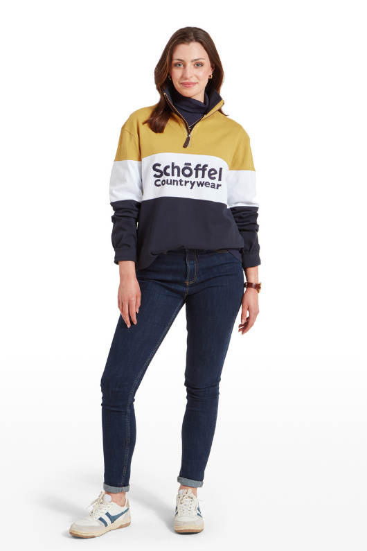 An image of the Schoffel Unisex Exeter Heritage 1/4 Zip