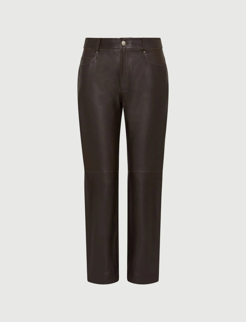 An image of the Marella Doroty Leather Trousers
