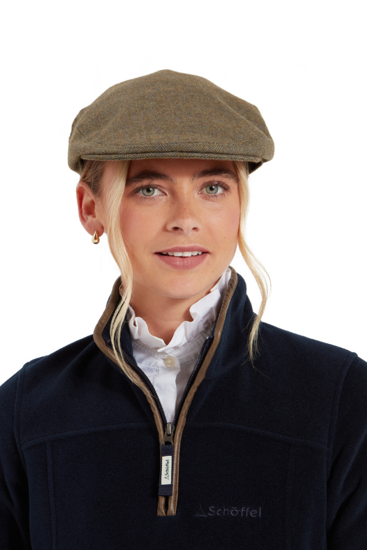 An image of the Schoffel Ladies Tweed Cap