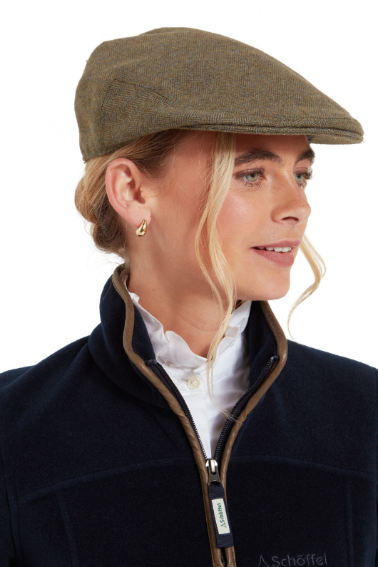 An image of the Schoffel Ladies Tweed Cap