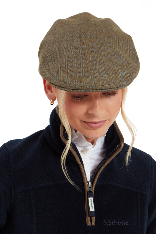 An image of the Schoffel Ladies Tweed Cap