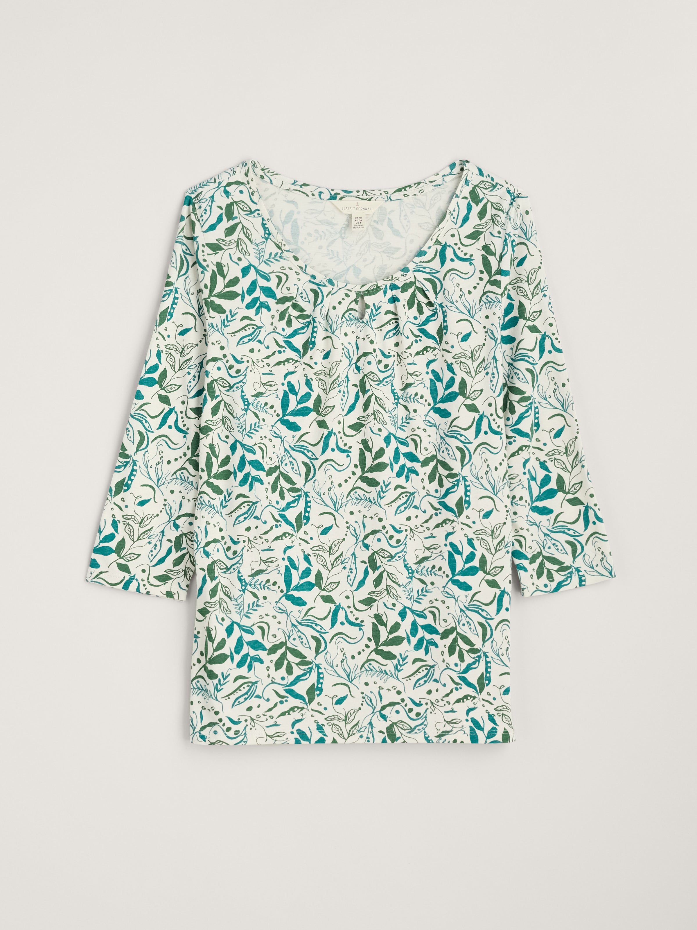 An image of the Seasalt Appletree 3/4 Sleeve Top
