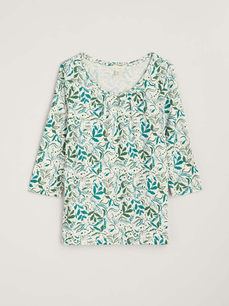 An image of the Seasalt Appletree 3/4 Sleeve Top