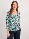 An image of the Seasalt 3/4 Sleeve Studio Glass Top
