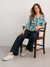 An image of the Seasalt 3/4 Sleeve Studio Glass Top