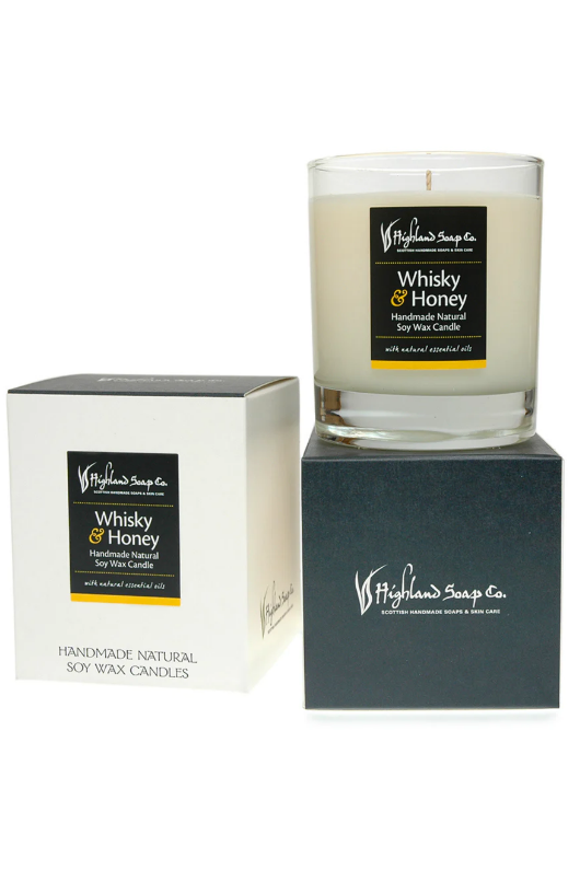 An image of the Highland Soap Company Soya Wax Candle 30cl