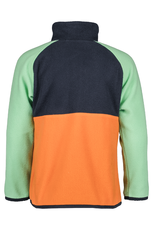 An image of the Didriksons Monte Kids Half Button Fleece