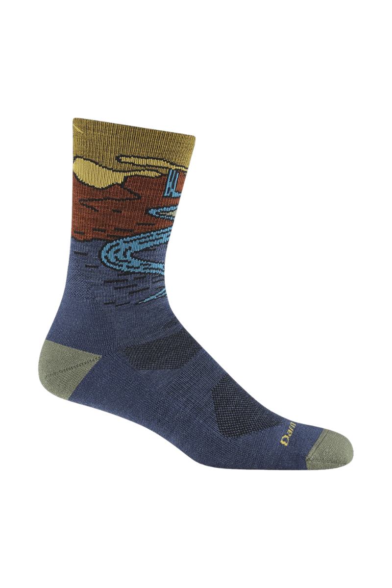 An image of the Darn Tough Chasing Waterfalls Micro Crew Lightweight With Cushion