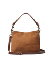 An image of the Fairfax & Favor Fairfax & Favor Mini Tetbury Handbag Tan Suede
