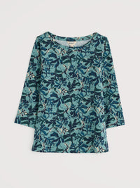 An image of the Seasalt Easel 3/4 Sleeve Top