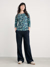 An image of the Seasalt Easel 3/4 Sleeve Top