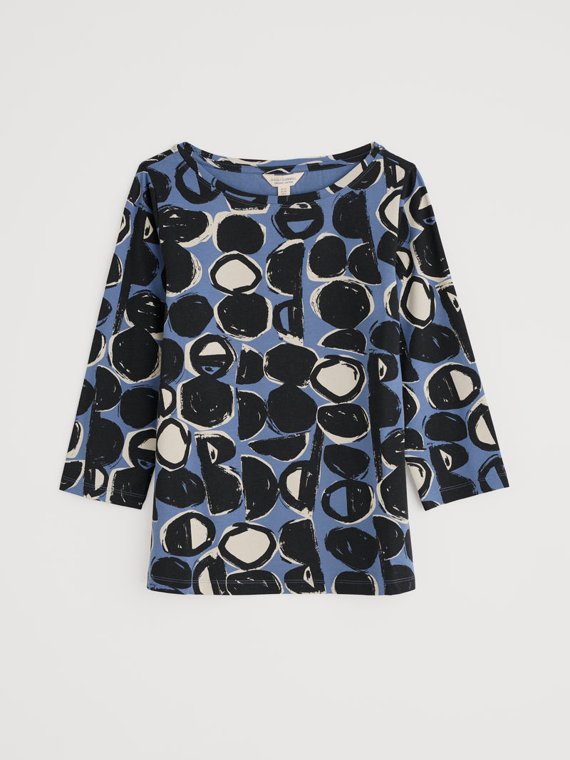 An image of the Seasalt Easel 3/4 Sleeve Top