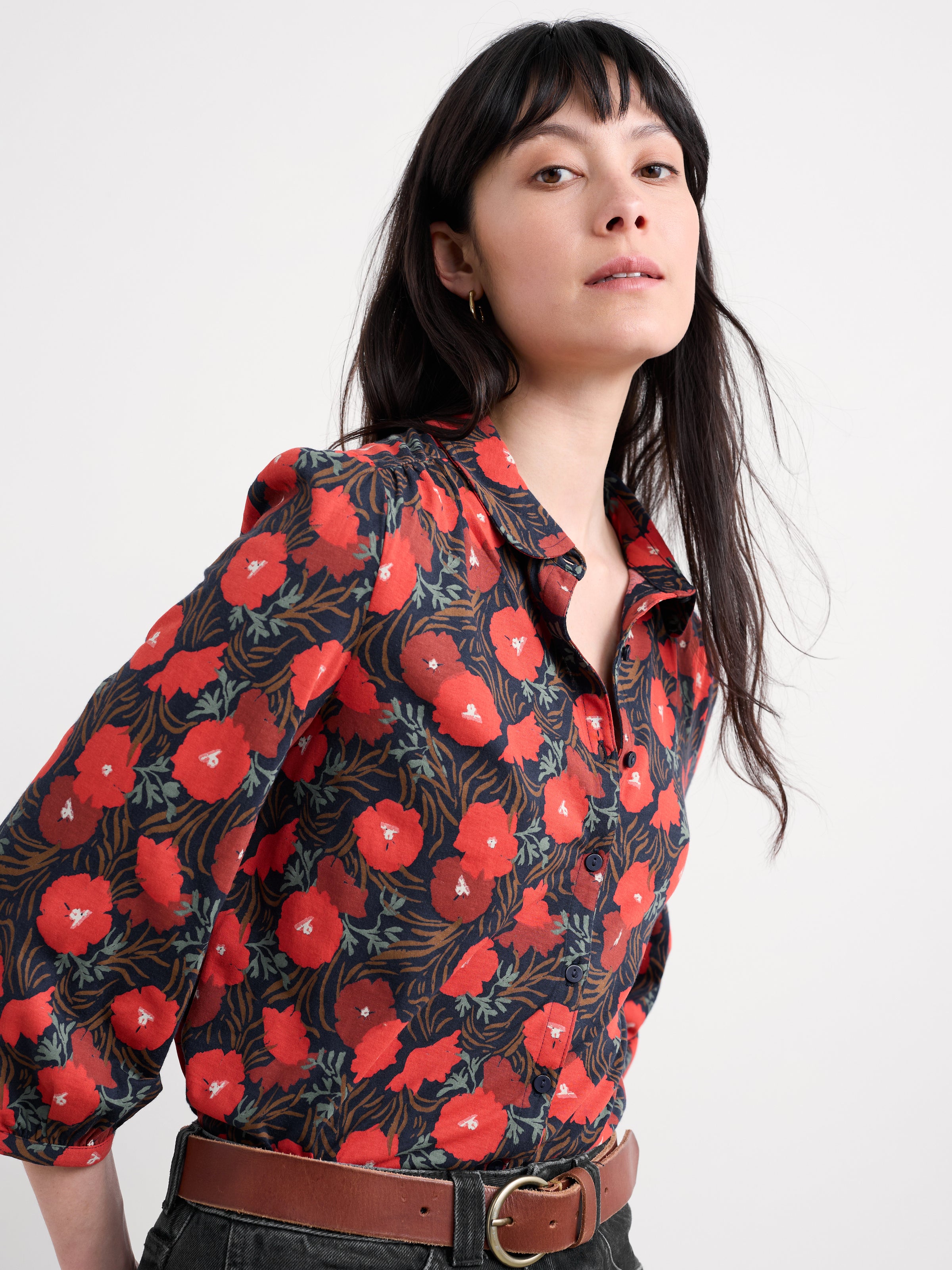 An image of the Seasalt Embrace 3/4 Sleeve Shirt