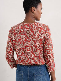 An image of the Seasalt 3/4 Sleeve Studio Glass Top
