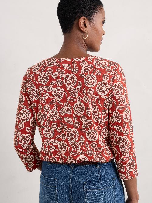 An image of the Seasalt 3/4 Sleeve Studio Glass Top