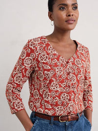 An image of the Seasalt 3/4 Sleeve Studio Glass Top
