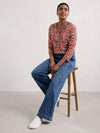 An image of the Seasalt 3/4 Sleeve Studio Glass Top