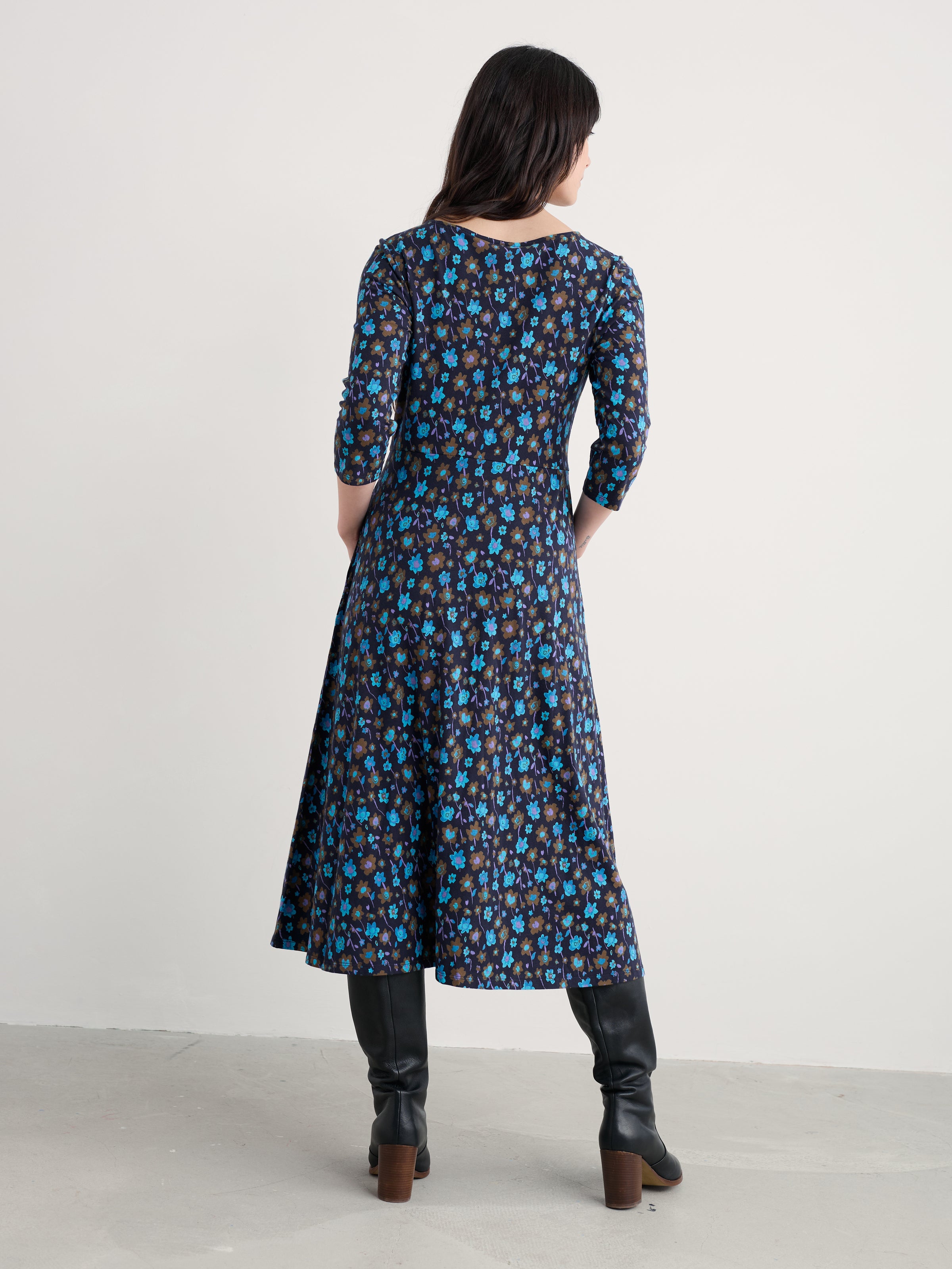 An image of the Seasalt 3/4 Wild Bouquet Dress